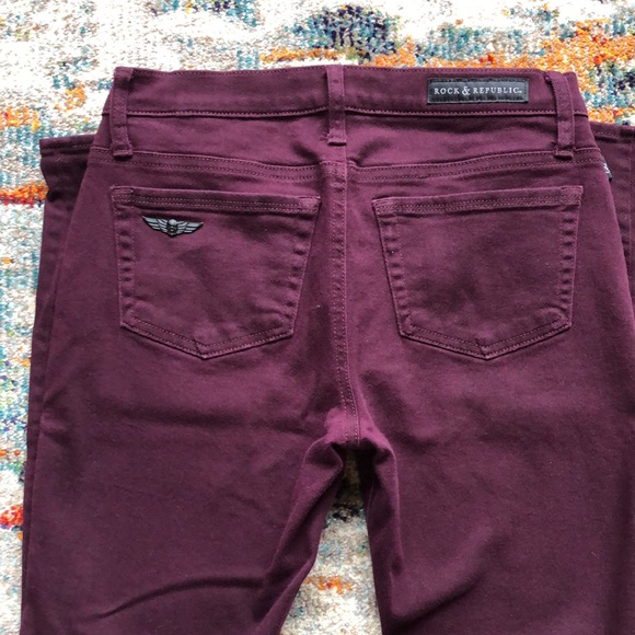 Rock & Republic purple jeans - Picture 4 of 4